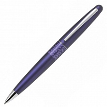 Ручка шариковая 1мм синий стержень масляная основа PILOT MR Animal Collection Violet Leopard BP-MR2-LPD-M