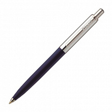 Ручка шариковая автоматическая LUXOR Star синий 1мм синий/хром корпус 1126