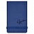Записная книжка А6  96л линия голубой кожзам на резинке Феникс 57145