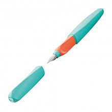 Ручка перьевая PELIKAN Office Twist P457 Spearmint M синий 1мм мятный корпус 916660