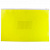 Папка-конверт на молнии А4 желтый, карман для визиток Бюрократ Double Neon DNEBPM4AYEL