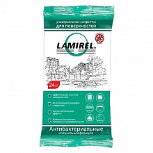Салфетки чистящие антибактериальные для поверхностей 24 шт Lamirel LA-61617