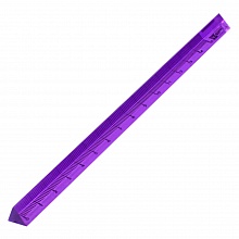Линейка пластиковая 15см трехгранная фиолетовая Феникс, 53111