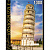 Пазлы  1000 элементов Италия Пизанская башня 48,5х68,5см Königspuzzle Рыжий кот ГИК1000-8228