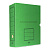 Короб архивный  75мм картон зеленый Бланкиздат, ASR7126