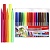 Фломастеры 18 цветов Школьные рисунки вентилируемый колпачок Проф-Пресс, Ф-7302