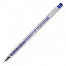 Ручка гелевая 0,5мм синий стержень CROWN, HJR-500B