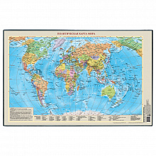 Подкладка настольная детская 38х59см Карта мира ДПС 2129М