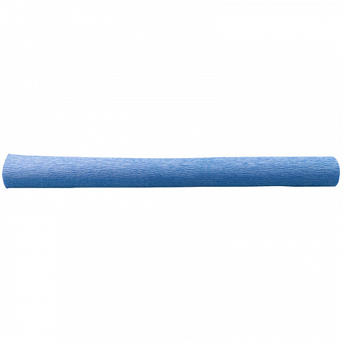Бумага крепированная 50х250см синяя, 160гр/м2, WEROLA в рулоне, 170524, Германия