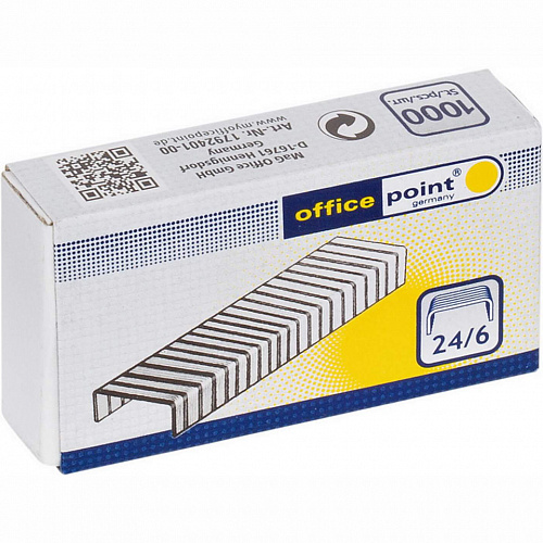 Скобы для степлера №24/6 Office Point 1792401-00 Скобы для степлера №24/6 Office Point 1792401-00