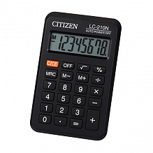 Калькулятор карманный  8 разрядов CITIZEN LC-210NR