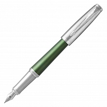 Ручка перьевая 0,8мм синие чернила PARKER Urban Premium Green CT F 1931617