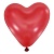 Шарики воздушные М 5 13см Сердце декоратор Cherry Red 100шт (цена за шт.) 96028596