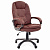Кресло офисное Chairman 668 экокожа коричневая, спинка коричневая