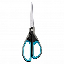 Ножницы 21см ассиметричные черные с синим блистер MAPED Essential Soft 468310