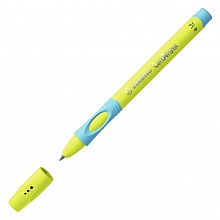 Ручка шариковая для правшей 0,8мм синий стержень желтый/голубой корпус STABILO LeftRight 6328/8-10-41