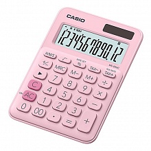 Калькулятор настольный 12 разрядов CASIO розовый MS-20UC-PK-W-EC
