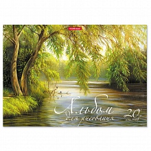 Альбом для рисования А4 20л склейка Лесное озеро Erich Krause, 49830
