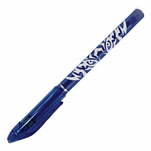 Ручка со стираемыми чернилами гелевая 0,5мм синий стержень Взгляд тигра Феникс 59404