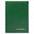 Папка адресная На подпись А4 бумвинил с бумажной подушкой зеленая Имидж ПБ4013-206