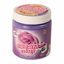 Слайм 450гр с ароматом черничного йогурта Cream-slime ВОЛШЕБНЫЙ МИР SF05-J