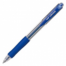 Ручка шариковая автоматическая 0,5мм синий стержень UNI Laknock SN-100