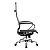 Кресло офисное МЕТТА Комплект  7 черное тканевое покрытие, спинка сетка, хром SK-1-BK