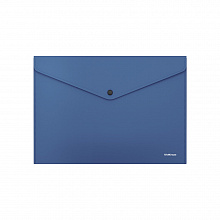 Папка-конверт с кнопкой А4 синяя Fizzy Classic Erich Krause, 50177