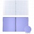 Тетрадь со съемной обложкой 48л клетка фиолетовая+сменный блок FolderBook Pastel Erich Krause, 51396