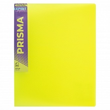 Папка на 2 кольца А4 пластик 25мм желтая Expert Complete Prisma Neon, EC211300009