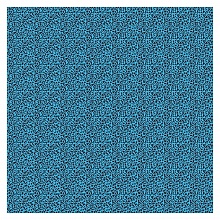 Бумага упаковочная 70х100см Голубой леопард MILAND, УБ-2404