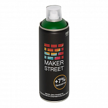 Краска эмаль для граффити 400мл травяной матовый, в аэрозоле MAKERSTREET MS400 614