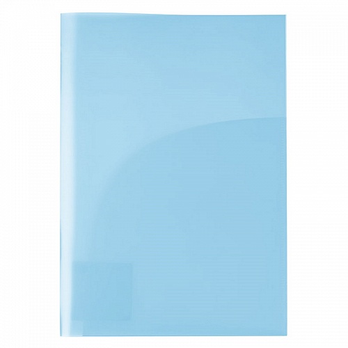 Папка-угол А4 пластик 0,18мм синий 2 кармана Expert Complete Classic 220222