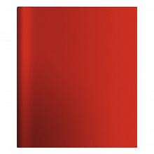 Тетрадь со сменным блоком 120л ПВХ клетка красная Hatber, 120ТК5тВ1