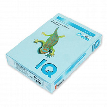 Бумага для офисной техники цветная А4 160г/м2 250л голубой лед класс А IQ Color, OBL70