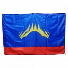 Флаг Мурманской области  90х135см (шелк)