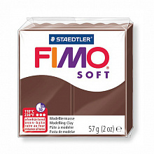 Пластика запекаемая  57г шоколад Staedtler Fimo Soft, 8020-75