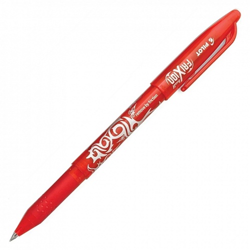 Ручка со стираемыми чернилами гелевая 0,7мм красный стержень PILOT FriXion Ball, BL-FR-7