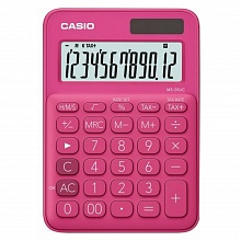 Калькулятор настольный 12 разрядов CASIO красный MS-20UC-RD-S-EC