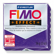 Пластика запекаемая  57г фиолетовый металлик Staedtler Fimo Effect, 8020-602