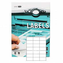 Наклейки бумажные А4 белые 21шт/лист 70х42,3мм 100л SmartLine Labels