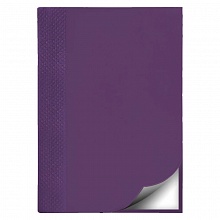 Ежедневник недатированный А5 128л фиолетовый кожзам Velvet Premium FLEX LAMARK, 01603-VL	 
