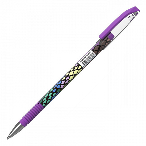 Ручка шариковая 0,7мм синий стержень ColorTouch Purple Python Erich Krause, 50743