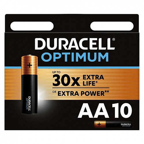 Элемент питания LR6/316 Duracell Optimum AA в блистере 10шт (цена за 1шт.)