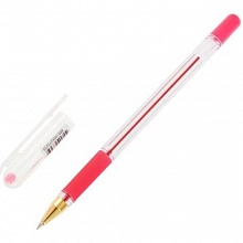 Ручка шариковая 0,5мм розовый стержень масляная основа MunHwa MC Gold BMC-10