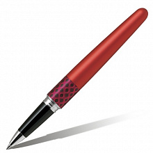 Ручка роллер 0,7мм черные чернила красный корпус подарочная PILOT Retro Pop WV BLV-BMR37-M