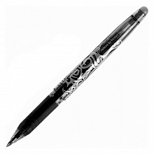 Ручка со стираемыми чернилами гелевая 0,5мм черный игольчатый стержень PILOT BL-FRP5 (B)