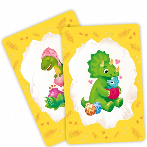 Игра карточная Мемори для малышей. Динозавры ГЕОДОМ, 4607177457741