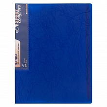 Папка с  40 вкладышами синяя эффект волокна Expert Complete Premier, EC211730002