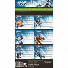 Наклейки для тетрадей CENTRUM Max Steel 25х16см 85603